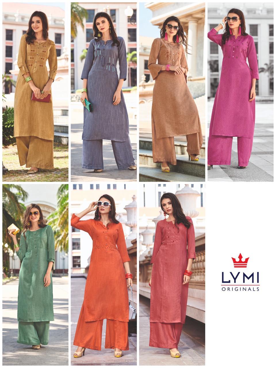 Lyme Launched Boundary Rayon With Embroidery Design  Work